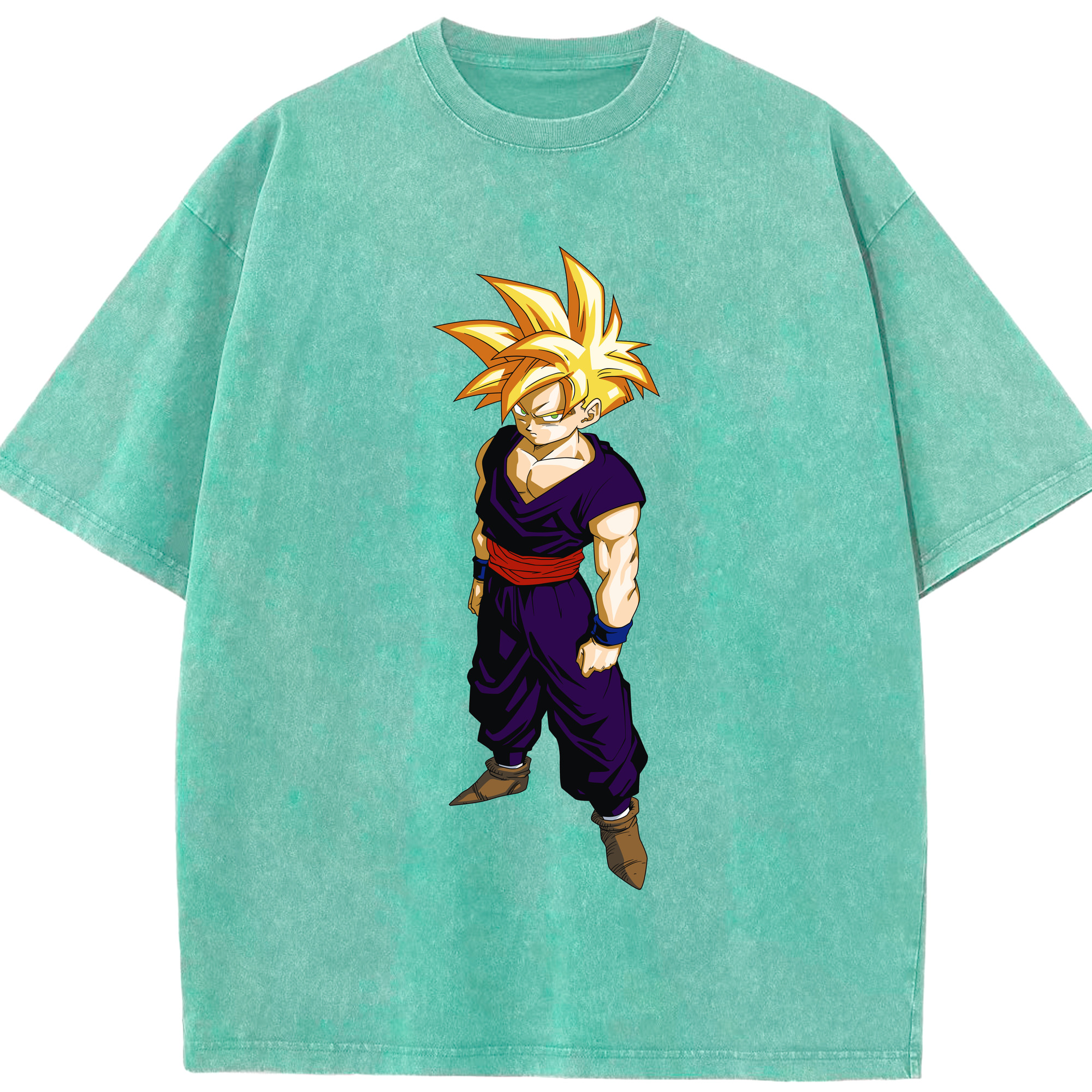 （画像用） ドラゴンボール ベジット DRAGON BALL Vegetto 綿100% ヴィンテージ風 半袖Tシャツ（フロントプリント）